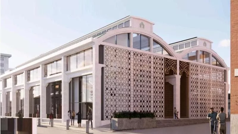 Come sar&agrave; lo spazio riqualificato delle ex fonderie Nebiolo. Render Vittorio Jacomussi