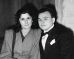 Luciano Tajoli con la moglie Lina il giorno del matrimonio