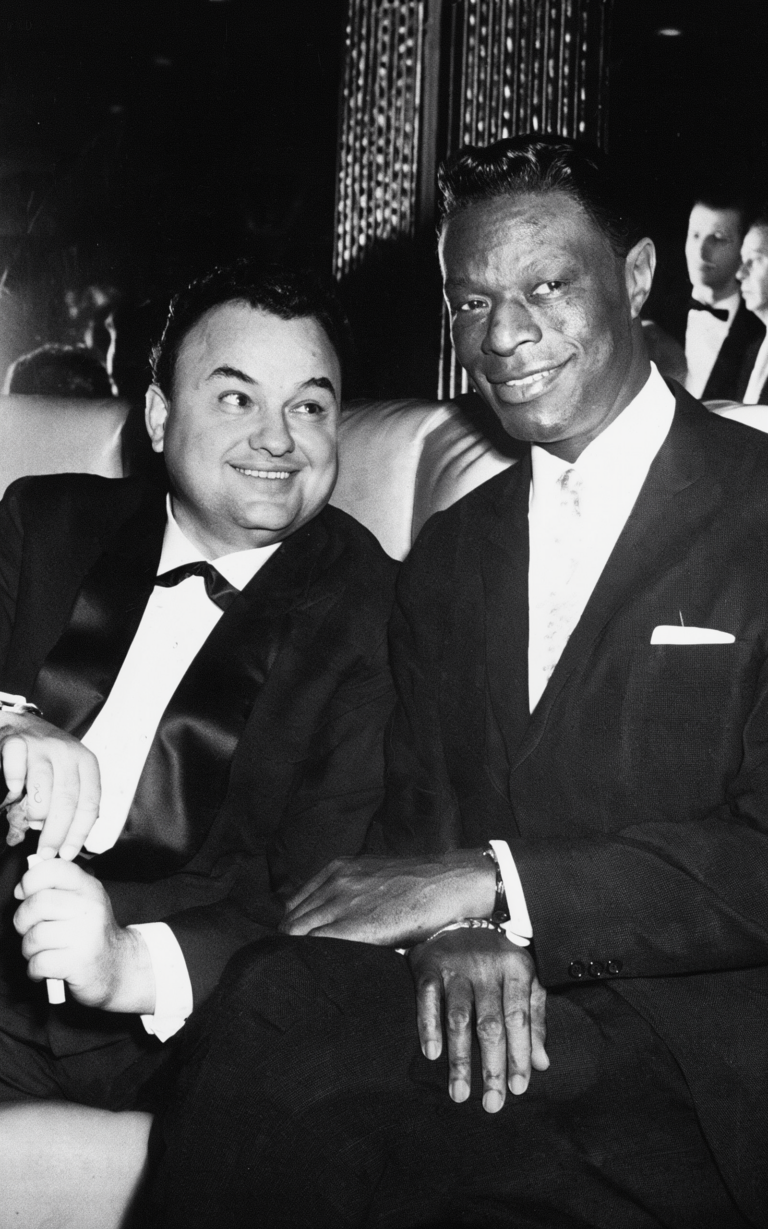 Luciano Tajoli con l'amico Nat King Cole