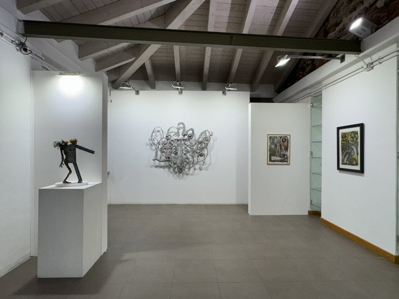 E&U. Galleria Gliacrobati, Torino, Installation View