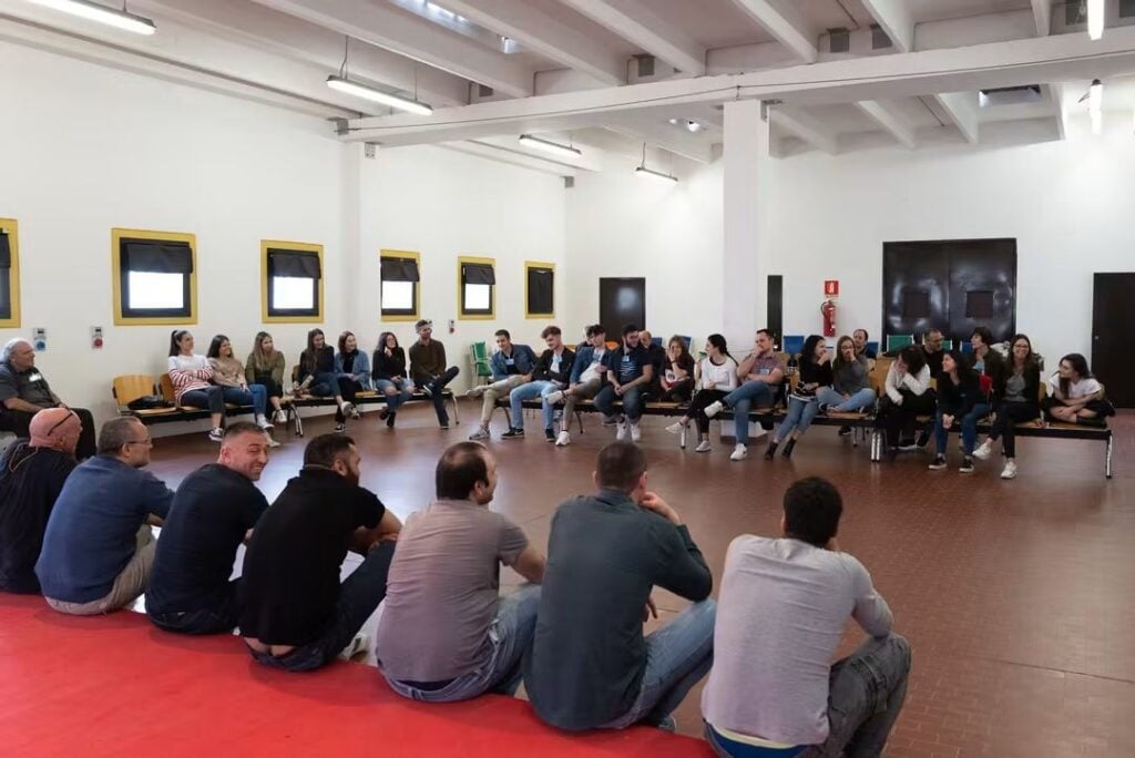 Evento nella Casa Circondariale C. Satta di Ferrara. Foto Daniele Mantovani