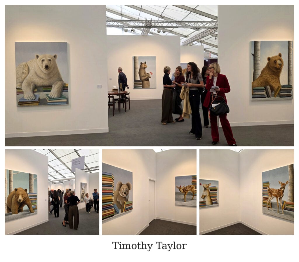 Collage editoriale Timothy Taylor – Londra