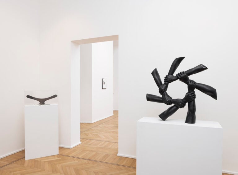 Hank Willis Thomas & Man Ray, Tomorrow I Shall Contradict Myself, 2026, vedute della mostra, GALLERIA CONTINUA, Roma. Foto: Giorgio Benni