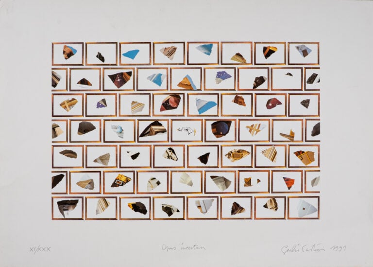 GIULIO PAOLINI, Opus Incertum, 1991, Litografia, 50&times;70 cm
