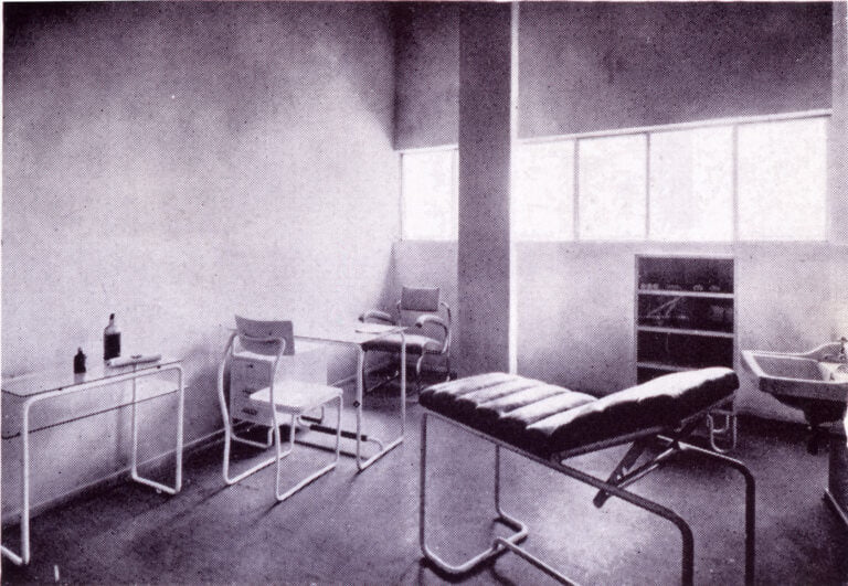 Giuseppe Terragni, Asilo Sant'Elia, Infermeria, 1937&ndash;1938. Colombo's Archive