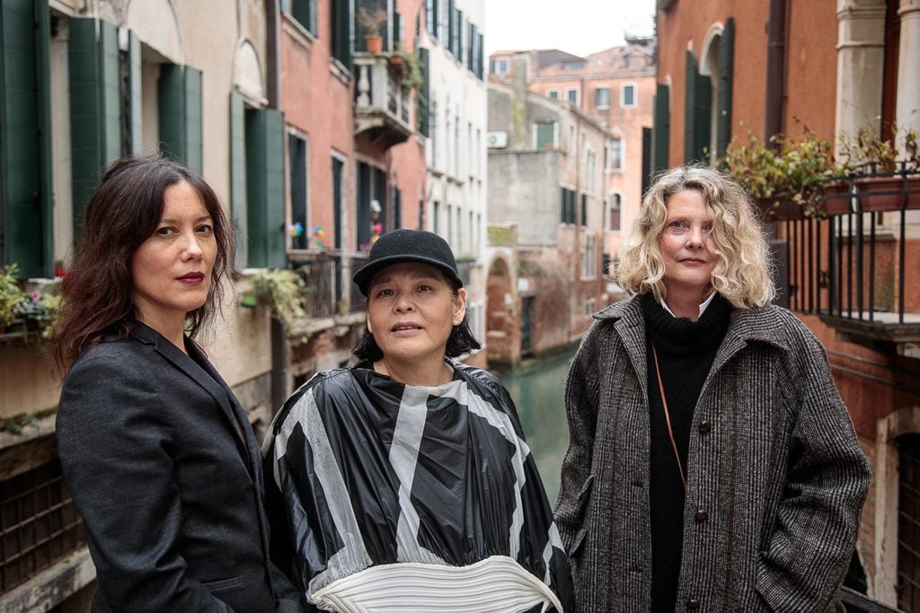 Le artiste della mostra "Penelope. Her journeys" a Venezia