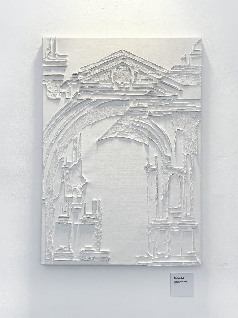 Guido DutyGorn - Portale 0 1, 2024 - Composto acrilico su tela 70x100 cm