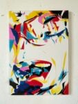 Guido DutyGorn - smile and sway, 2026 - acrilico e markers - 70x100cm