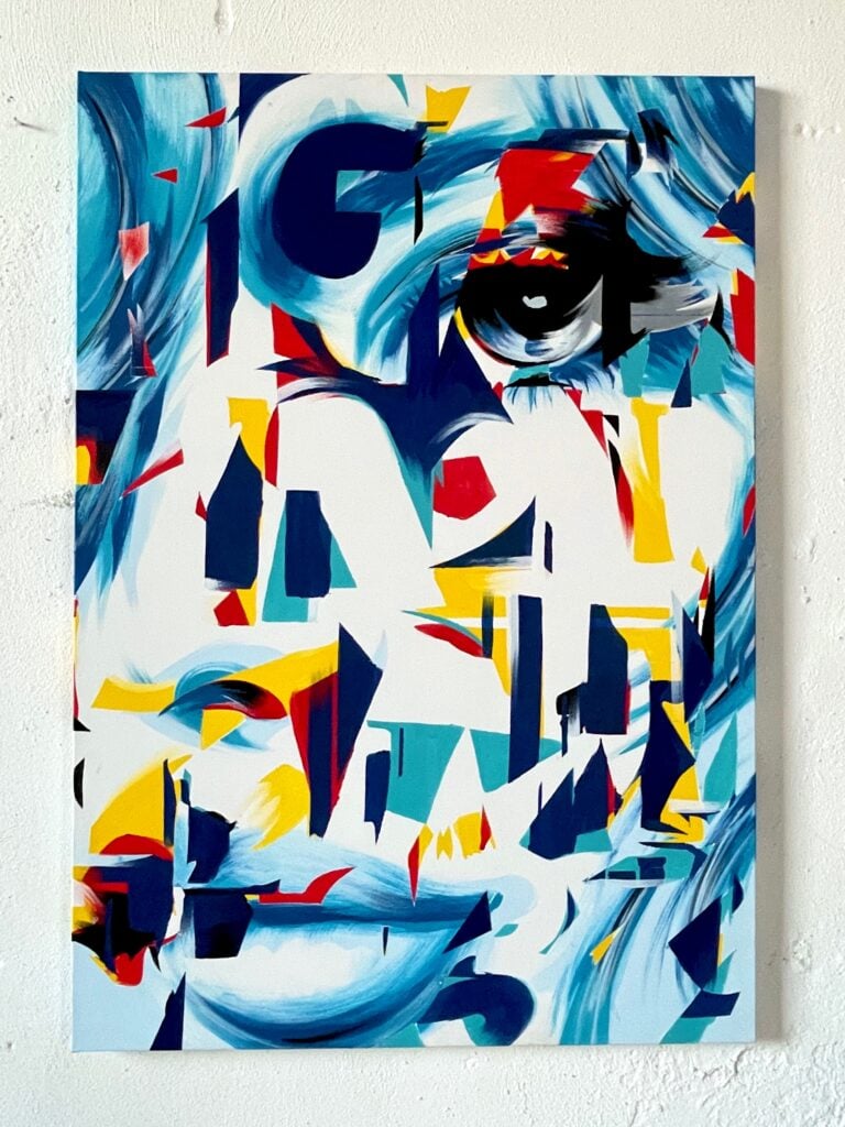 Guido DutyGorn - The beauty of getting lost, 2026 - acrilico e markers su tela - 70x100 cm