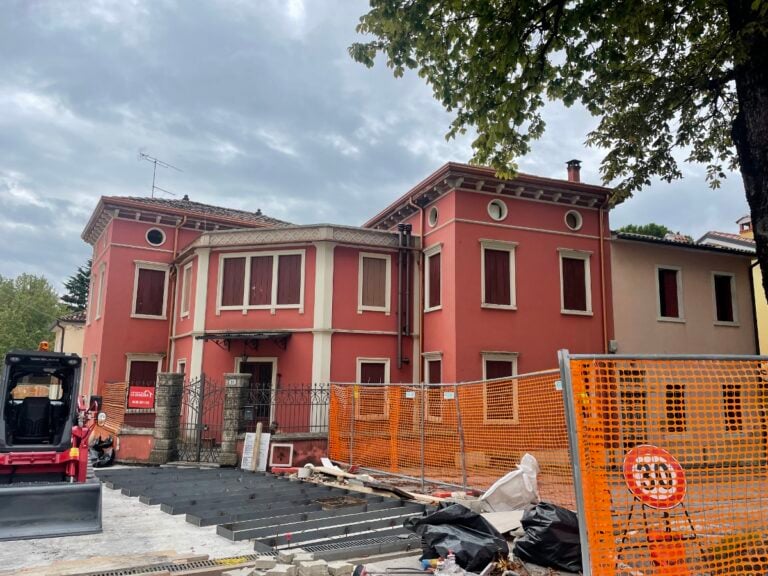 Il cantiere dell'Albergo Diffuso a Solighetto, photo Claudia Giraud