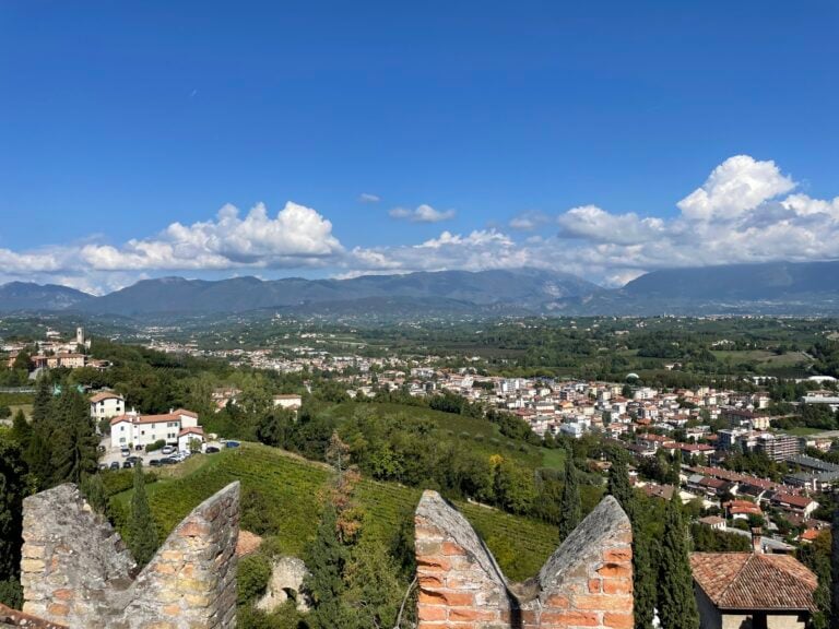 Il Castello di Conegliano, vista panoramica sulla marca trevigiana, photo Claudia Giraud