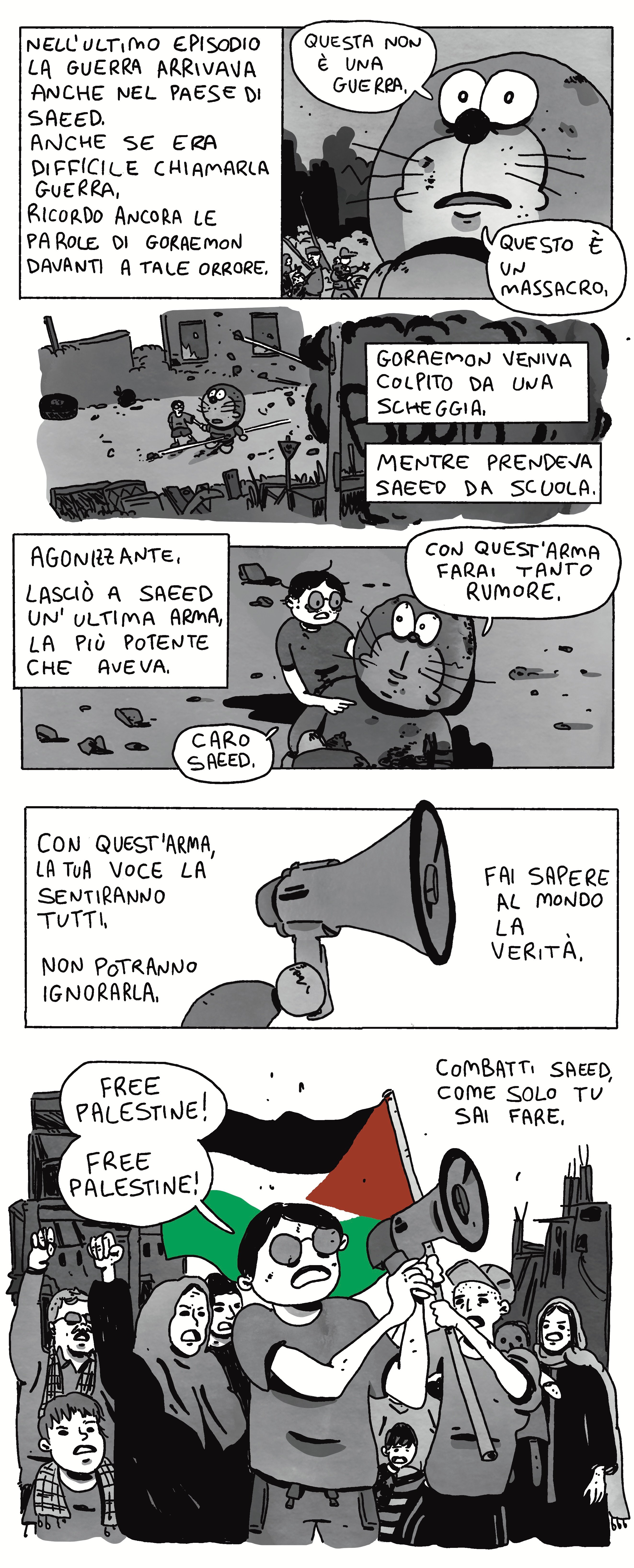 Il fumetto di Michele De Stefano per Artribune Magazine 93