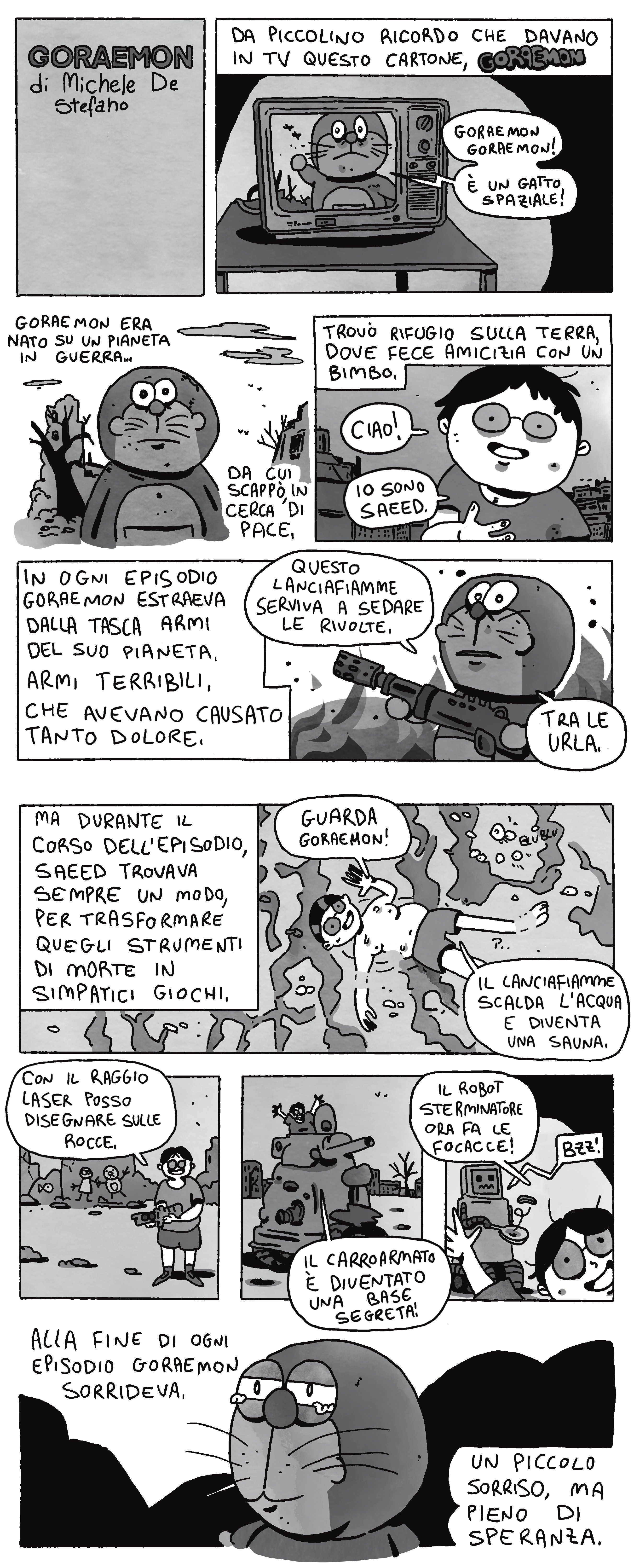 Il fumetto di Michele De Stefano per Artribune Magazine 93