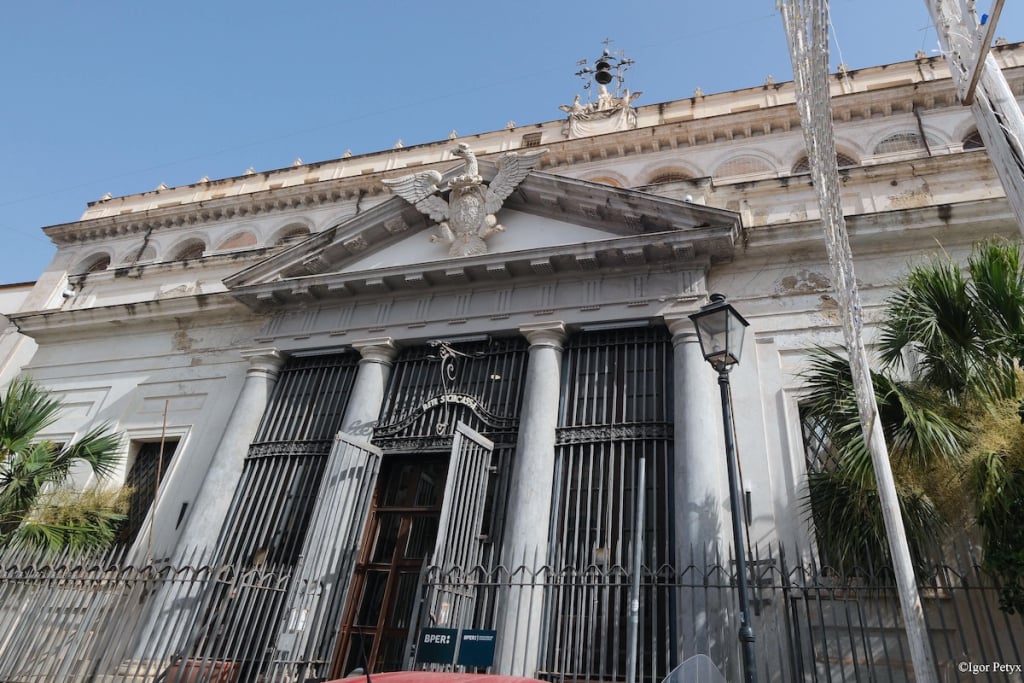 Il palazzo del Monte di Pietà a Palermo