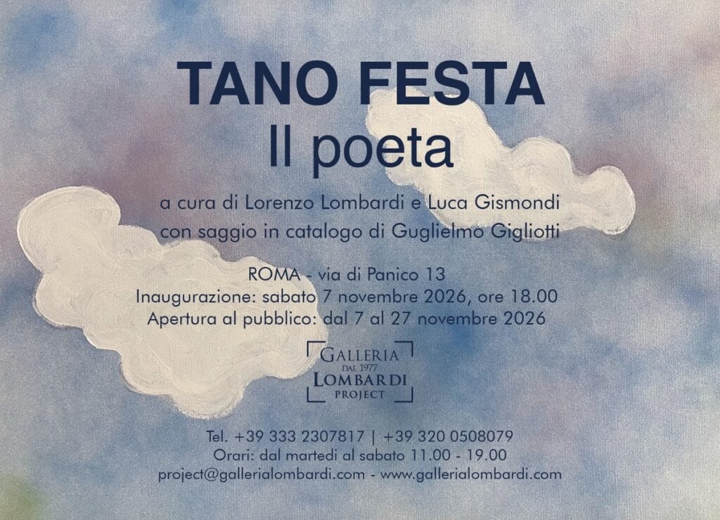 Tano Festa – Il poeta