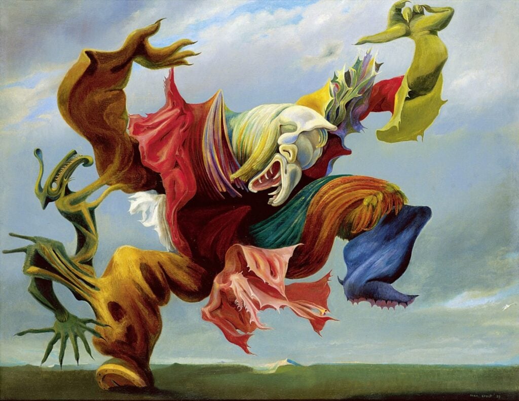 Giulia Cenci, uccidi i tuoi maestri Max Ernst, L&rsquo;angelo del focolare (1937), collezione privata