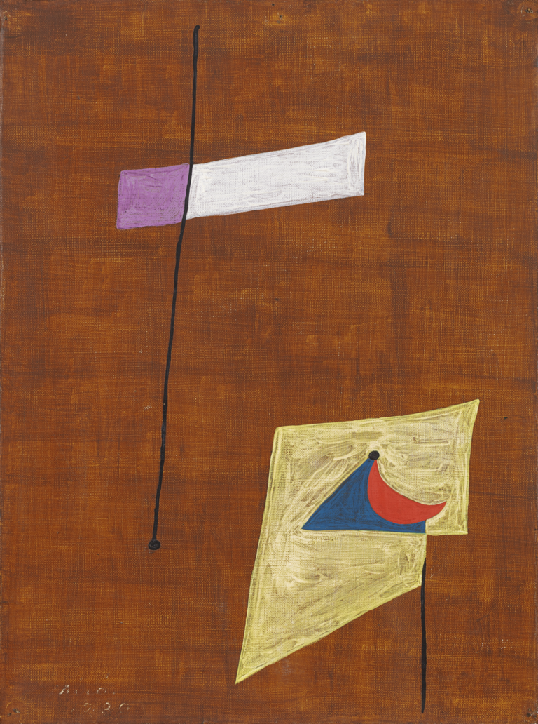 Joan Mir&oacute;, Peinture (1930). Courtesy Phillips