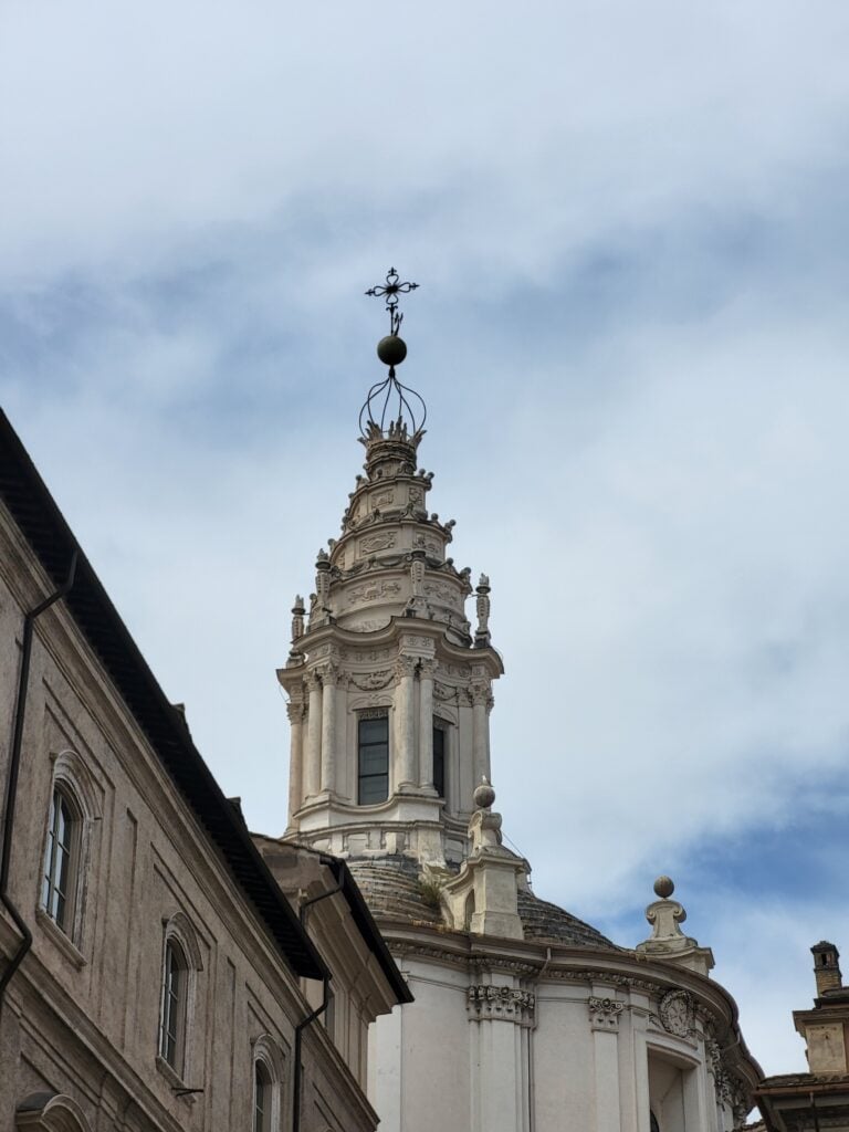 La lanterna della cupola di Sant'Ivo alla Sapienza