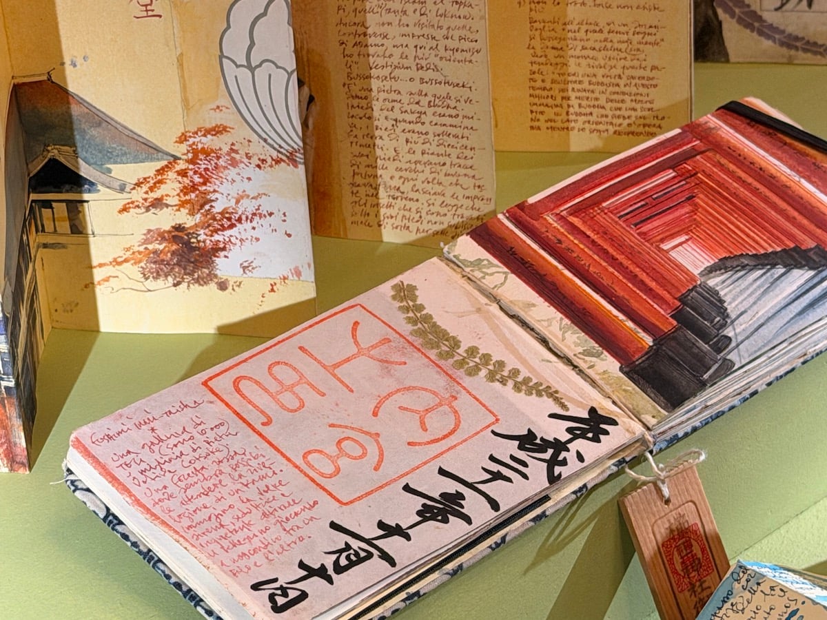 I taccuini di viaggio d’artista che portano il Giappone in mostra a Racconigi. Intervista a Stefano Faravelli