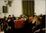 La lettera emancipata - Quattro strateghi Daze, Ero, Phase 2, Rammellzee. Mostra e convegno con Achille Bonito Oliva e Tommaso Trini, Martina Franca, gennaio 1985. Fotografia di Mimmo Laera