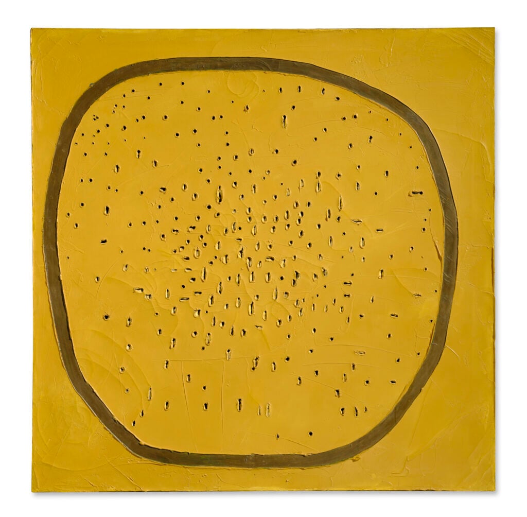 Lucio Fontana, Concetto spaziale, Mezzogiorno in Piazza S. Marco. Courtesy Christie’s Images Ltd.
