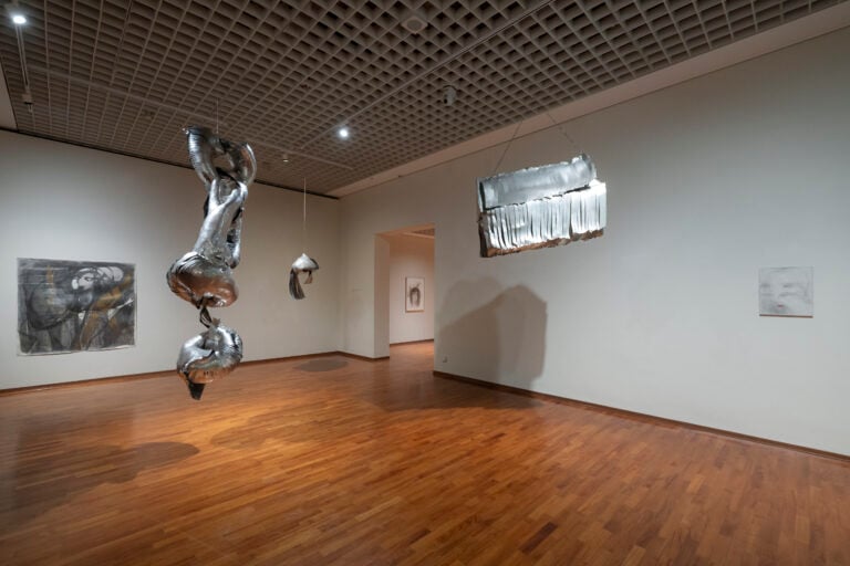 Installation view GAM - Galleria d&rsquo;Arte Moderna di Torino, Marisa Merz. La danza delle ore. Ph Giorgio Perottino