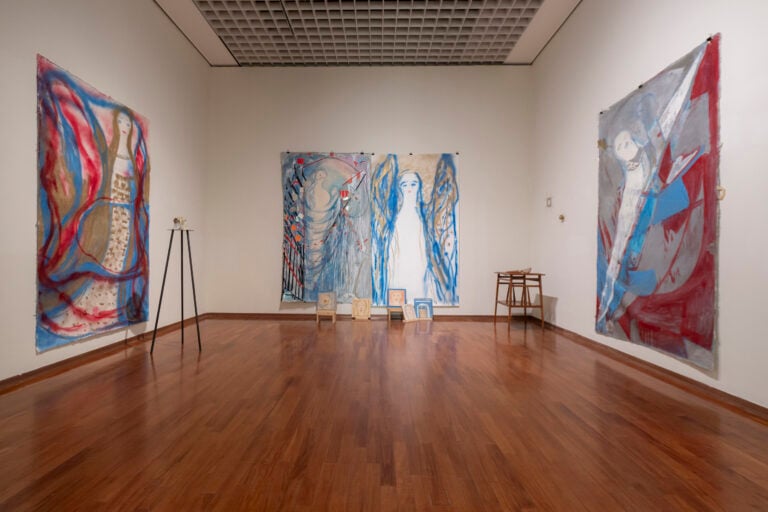 Installation view GAM - Galleria d&rsquo;Arte Moderna di Torino, Marisa Merz. La danza delle ore. Ph Giorgio Perottino