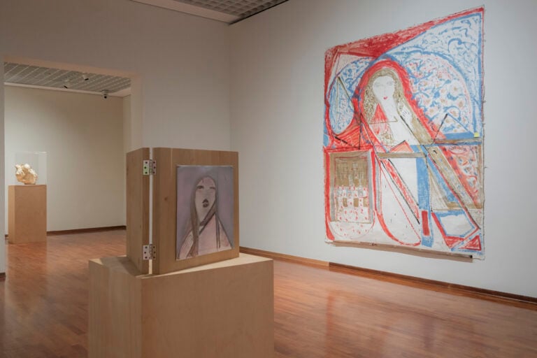 Installation view GAM - Galleria d&rsquo;Arte Moderna di Torino, Marisa Merz. La danza delle ore. Ph Giorgio Perottino
