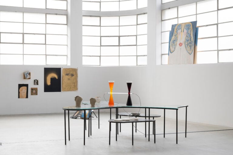 Installation view Fondazione Merz, Marisa Merz. La danza delle ore. Ph Giorgio Perottino
