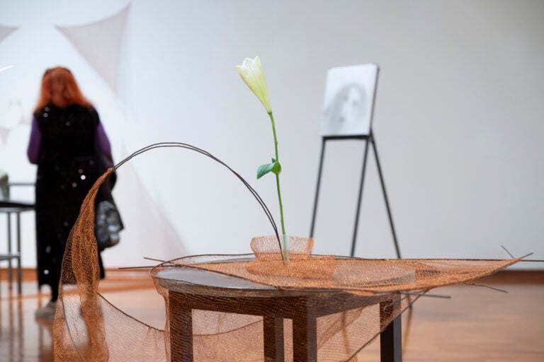 Installation view GAM - Galleria d&rsquo;Arte Moderna di Torino, Marisa Merz. La danza delle ore. Ph Giorgio Perottino