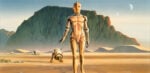 McQuarrie, dipinto preparatorio per Star Wars IV: A New Hope. Courtesy of Lucas Museum