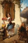 Giuseppe Molteni, La festa ad un&rsquo;immagine di Maria Vergine in campo aperto nella Brianza, 1850. Courtesy Dario Mottola