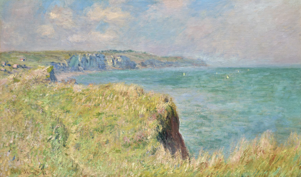 Claude Monet, Bord des falaises à Pourville. Courtesy Christie’s Images Ltd.