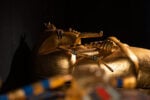 Tutankhamon: la tomba, il tesoro, la maledizione, Palazzo Belloni, Bologna, Installation view Intervista a Zahi Hawass