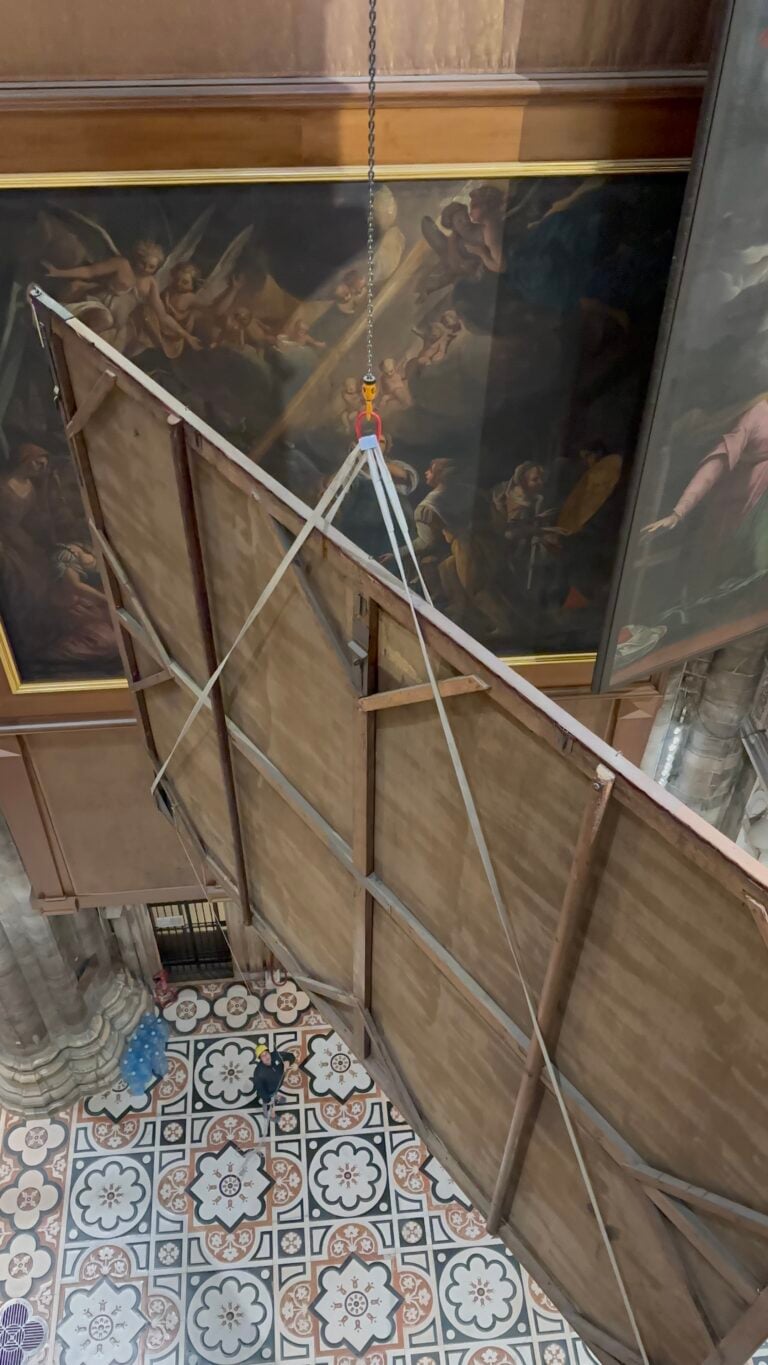 Il Duomo di Milano restaura&nbsp;i Quadroni di San Carlo. Siamo stati in cantiere: il reportage