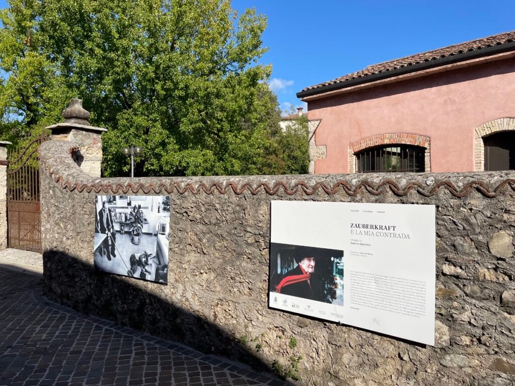 Parco Letterario Andrea Zanzotto, Pieve di Soligo, photo Claudia Giraud
