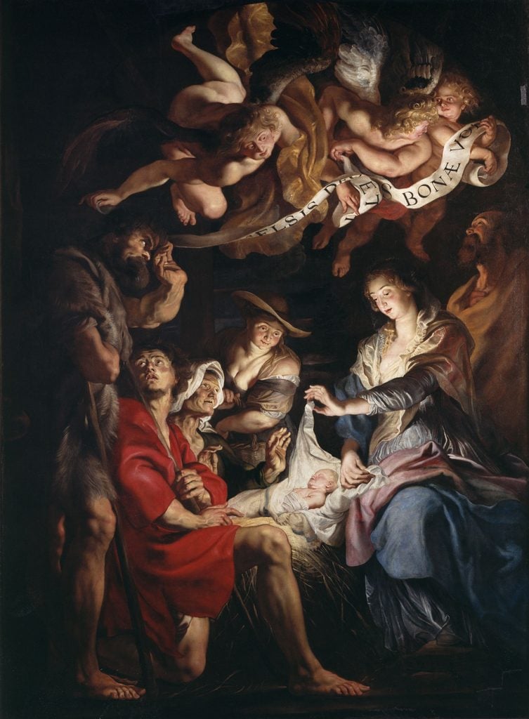 Adorazione dei pastori della chiesa di San Paolo ad Anversa di Rubens