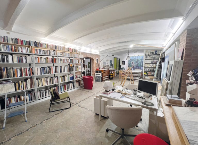 Lo studio di Piero Roccasalvo RUB. Courtesy Piero Roccasalvo RUB