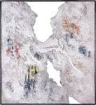 PILLINO (GIUSEPPE DONATI), Senza titolo, Tecnica mista su manifesti applicati su cartone, 110x100 cm