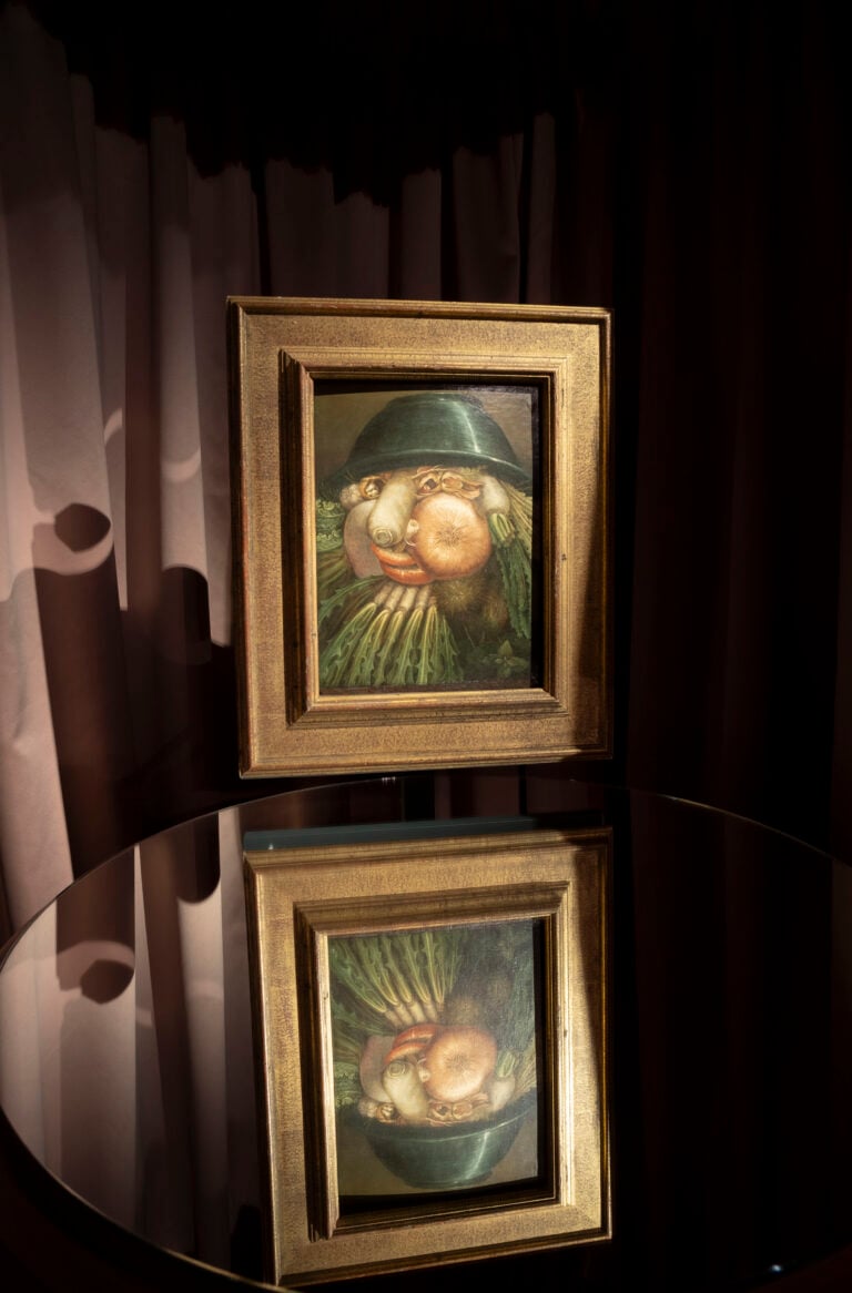 Inventare la natura, Leonardo, Arcimboldo, Caravaggio a Palazzo Te, Mantova, Installation view, Foto di Gian Maria Pontiroli