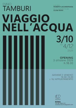 Ennio Tamburi - Viaggio nell'acqua