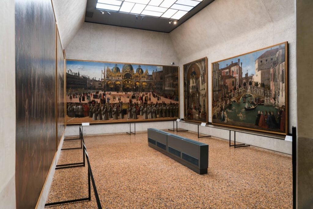 Le tre grandi tele di Carpaccio e Bellini che tornano a raccontare la Venezia del Rinascimento