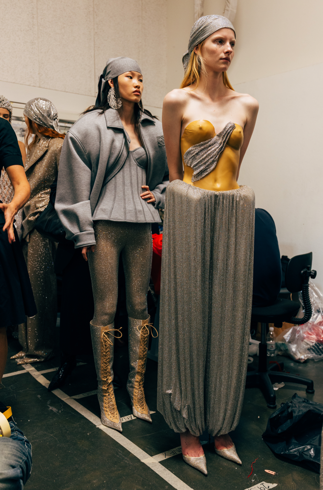 Giuseppe Di Morabito, backstage della sfilata SS 2026