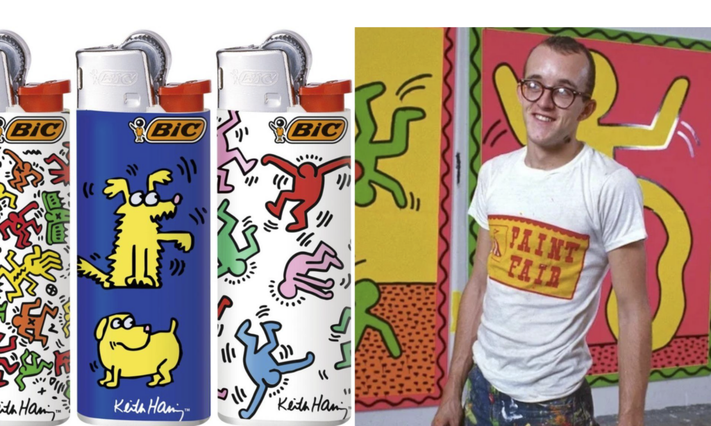 Le opere del grande artista Keith Haring finiscono sugli accendini BIC