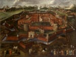 Scuola lombarda, XVII secolo, Veduta del Castello Sforzesco di Milano. Courtesy Carlo Orsi