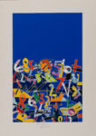 UGO NESPOLO, Senza titolo, Serigrafia su carta Hahnem&uuml;hle, 50x35 cm