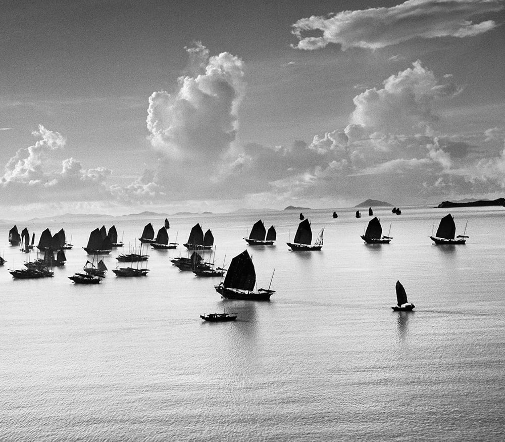 Werner Bischof, Junks in the Port of Kowloon, Hong Kong, 1952 &reg; Werner Bischof, Magnum Photos