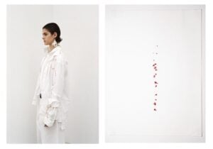Arte e moda. La nuova collezione di Maria Calderara è ispirata alle opere di Elisabetta Di Maggio 