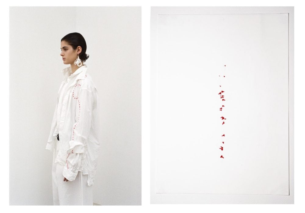 Arte e moda. La nuova collezione di Maria Calderara è ispirata alle opere di Elisabetta Di Maggio 