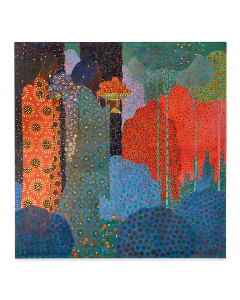 Vittorio Zecchin, Tre principesse nel giardino (Le mille e una notte). Courtesy Aste Bolaffi